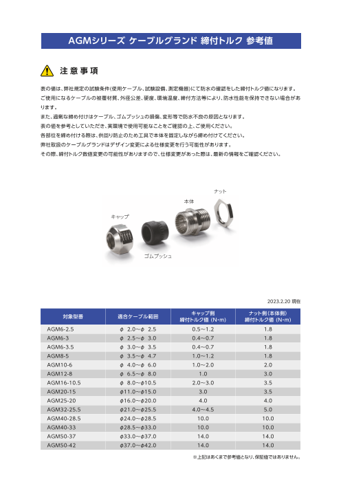 カタログの表紙