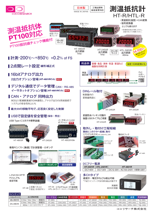 カタログの表紙