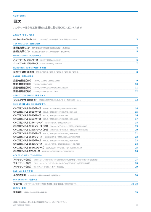 カタログの表紙