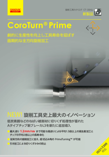 CoroTurn(R) Prime 旋削工具カタログ CT-096J（サンドビック株式会社 