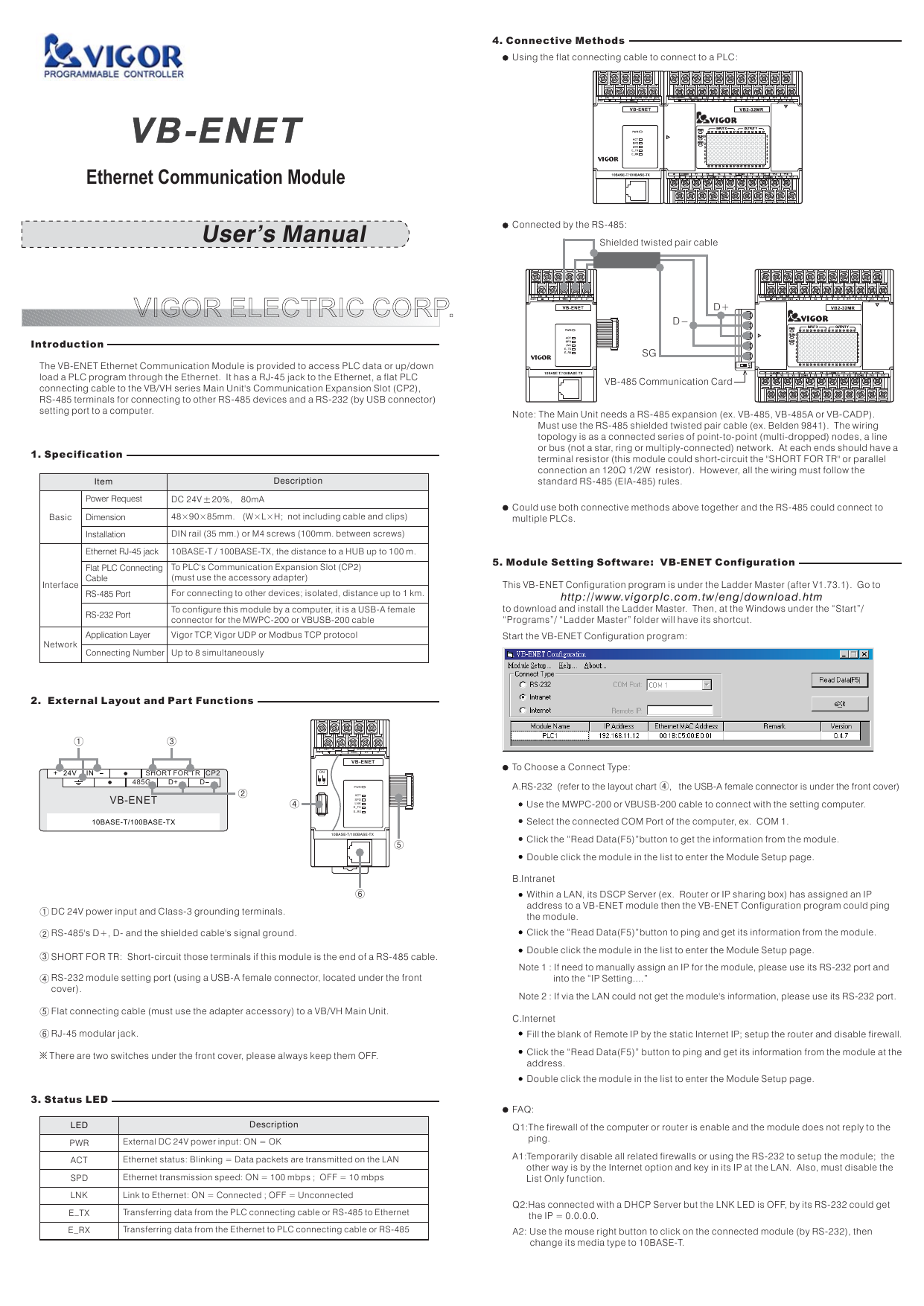 VB-ENET Specification