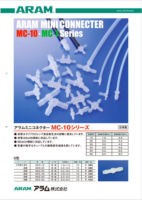 カタログの表紙