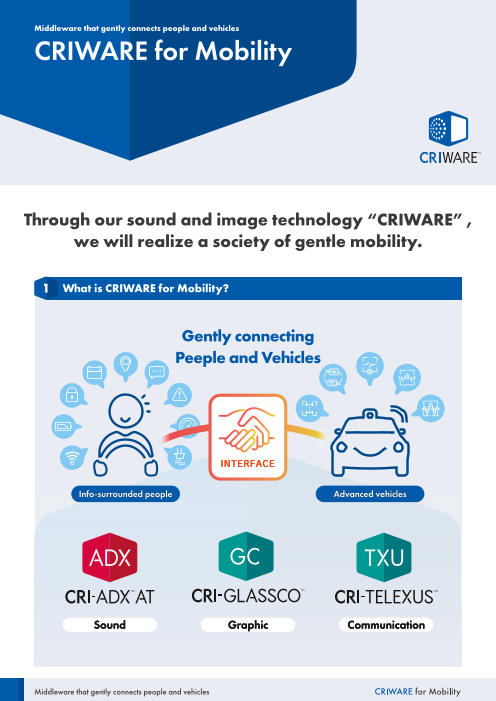 CRIWARE for Mobility