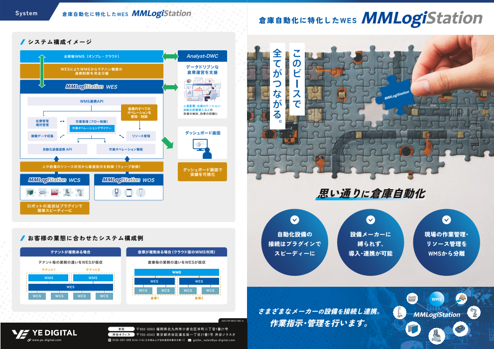 倉庫自動化システム　MMLogiStation