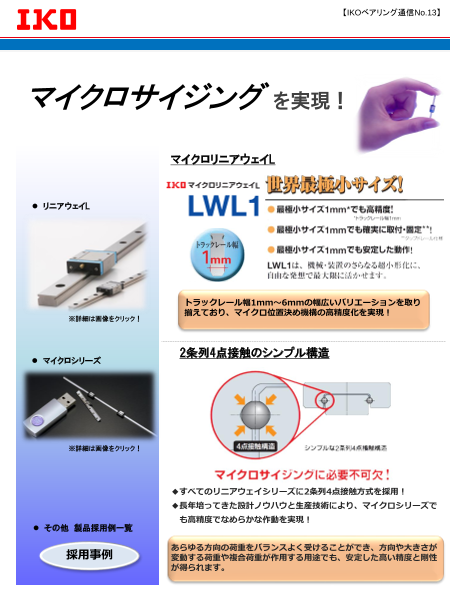 マイクロサイジングを実現！
