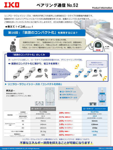 「装置のコンパクト化」を実現するには？