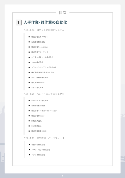 カタログの表紙