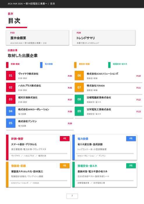 カタログの表紙