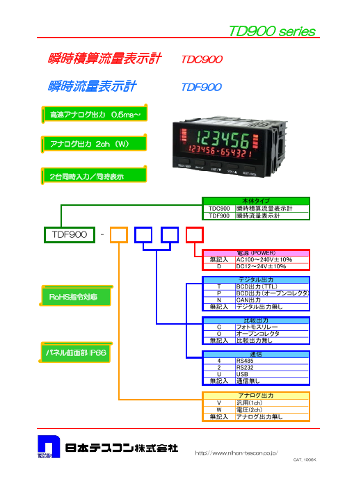 カタログの表紙