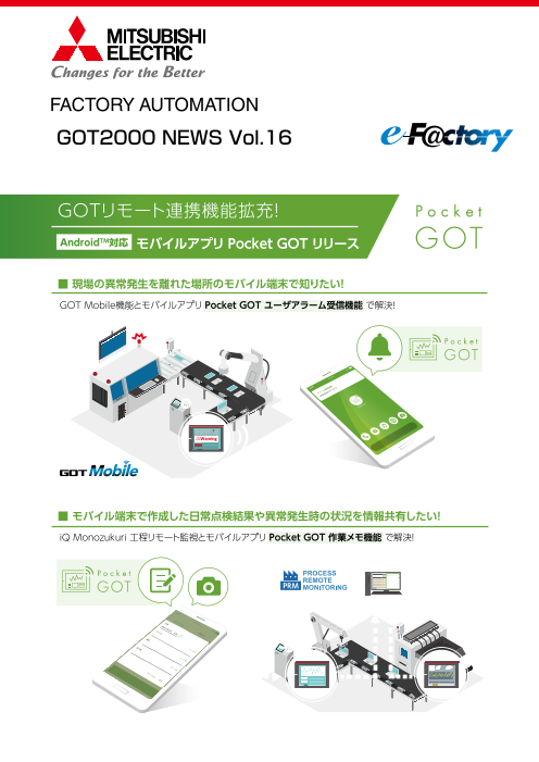 三菱電機】GOT2000 ニュース Vol.16 2021年9月（株式会社RYODEN）の