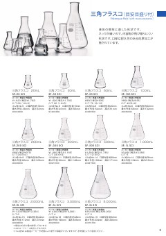 三角フラスコ 耐熱ガラス製