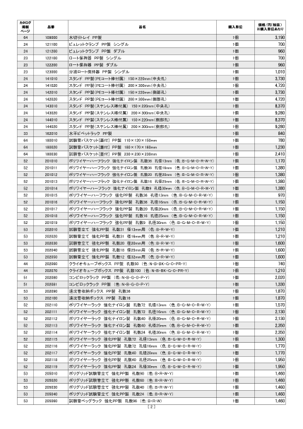 カタログの表紙