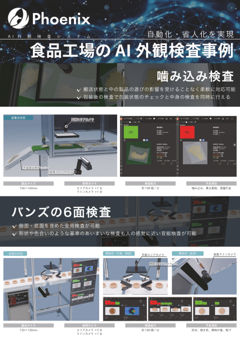 食品工場のAI外観検査事例