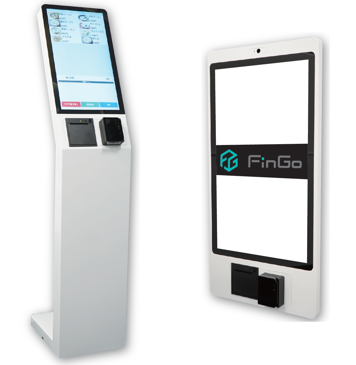 キャッシュレス決済専用券売機「FKシリーズ」（FinGo株式会社