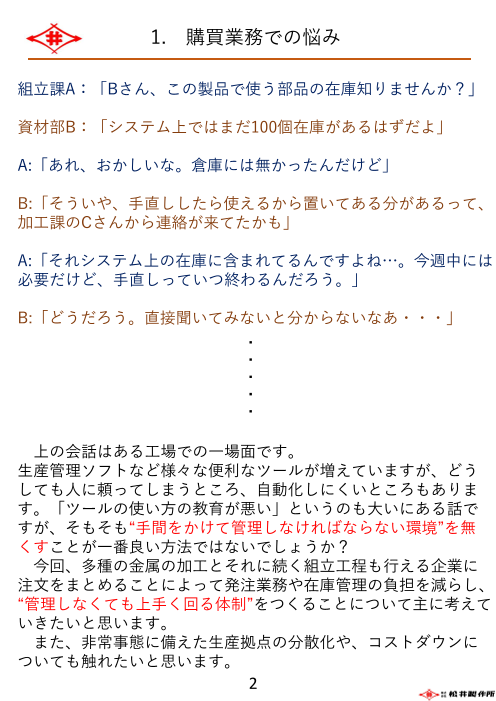 カタログの表紙