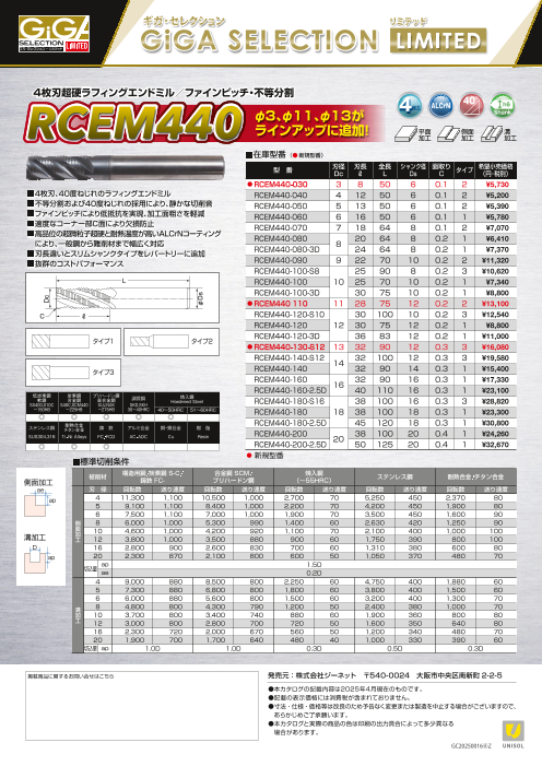 カタログの表紙