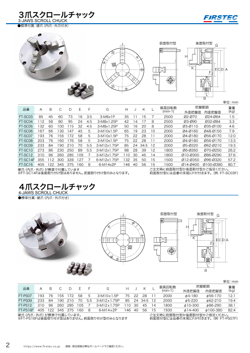 カタログの表紙