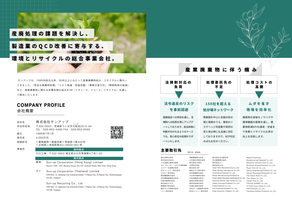 カタログの表紙