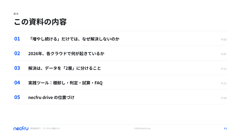 カタログの表紙