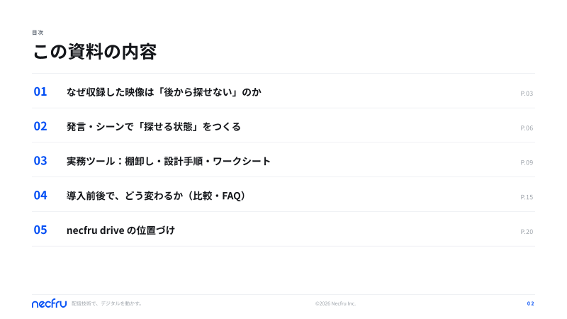 カタログの表紙