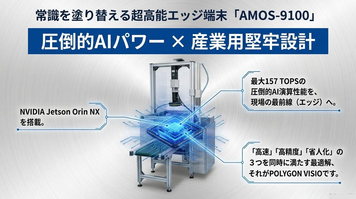 人の目を超える 次世代エッジAI [汎用] 外観検査ソリューション POLYGON VISIO（M&M Solution株式会社）のカタログ ...